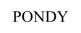 PONDY trademark