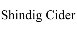 SHINDIG CIDER trademark