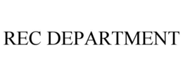 REC DEPARTMENT trademark