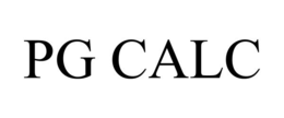 PG CALC trademark