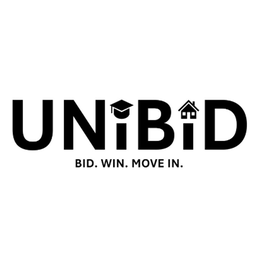 UNIBID BID. WIN. MOVE IN. trademark