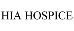 HIA HOSPICE trademark