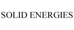 SOLID ENERGIES trademark