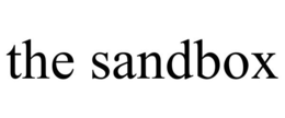 THE SANDBOX trademark