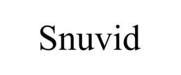 SNUVID trademark
