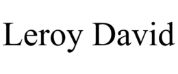 LEROY DAVID trademark