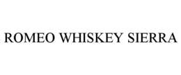 ROMEO WHISKEY SIERRA trademark