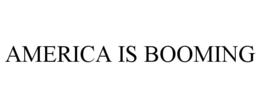 AMERICA IS BOOMING trademark