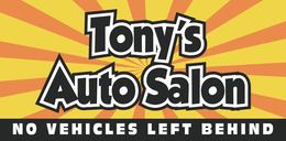 TONY’S AUTO SALON NO VEHICLES LEFT BEHIND trademark