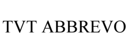 TVT ABBREVO trademark