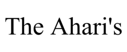 THE AHARI'S trademark