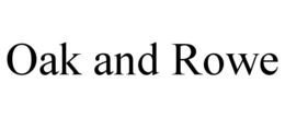 OAK AND ROWE trademark