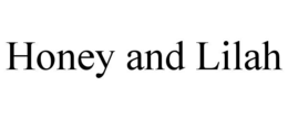 HONEY AND LILAH trademark