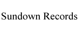 SUNDOWN RECORDS trademark