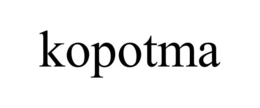 KOPOTMA trademark