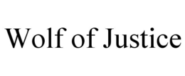 WOLF OF JUSTICE trademark