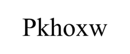 PKHOXW trademark