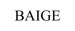 BAIGE trademark
