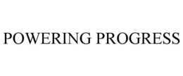 POWERING PROGRESS trademark