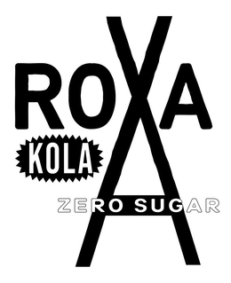 ROXA KOLA ZERO SUGAR trademark