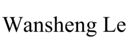 WANSHENG LE trademark