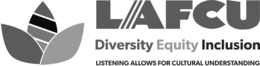 LAFCU DIVERSITY EQUITY INCLUSION LISTENING ALLOWS FOR CULTURAL UNDERSTANDING trademark