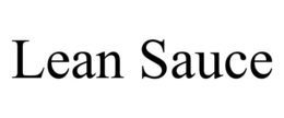 LEAN SAUCE trademark