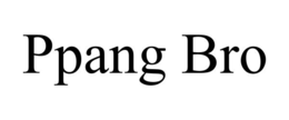 PPANG BRO trademark