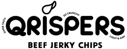 SUPER TASTY QRISPERS BEEF JERKY CHIPS SO CRUNCHY LIGHT & AIRY trademark