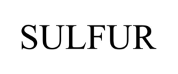 SULFUR trademark