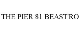 THE PIER 81 BEAST'RO trademark