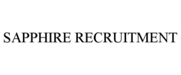 SAPPHIRE RECRUITMENT trademark
