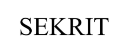 SEKRIT trademark