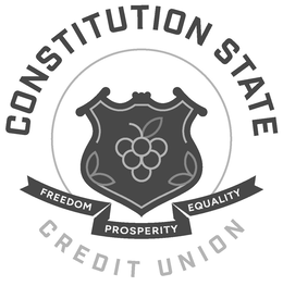 CONSTITUTION STATE CREDIT UNION FREEDOM PROSPERITY EQUALITY trademark