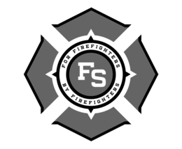 FS FOR FIREFIGHTERS BY FIREFIGHTERS trademark