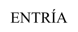 ENTRÍA trademark