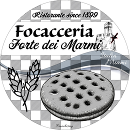 FOCACCERIA FORTE DEI MARMI RISTORANTE SINCE 1899 FRANCHISING ITALIA MIAMI trademark
