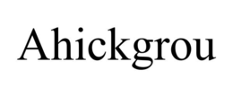AHICKGROU trademark