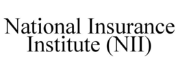 NATIONAL INSURANCE INSTITUTE (NII) trademark