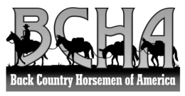 BCHA BACK COUNTRY HORSEMEN OF AMERICA trademark