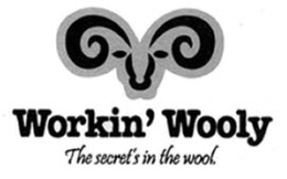 WORKIN' WOOLY THE SECRET'S IN THE WOOL trademark