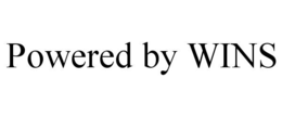 POWERED BY WINS trademark