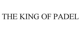 THE KING OF PADEL trademark