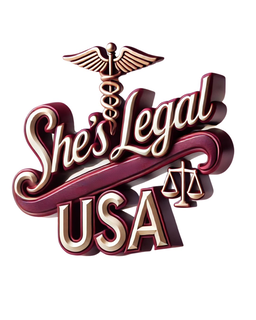 SHE'S LEGAL USA trademark