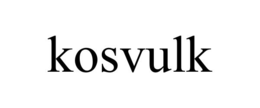 KOSVULK trademark