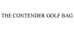 THE CONTENDER GOLF BAG trademark