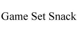 GAME SET SNACK trademark
