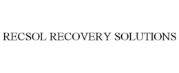 RECSOL RECOVERY SOLUTIONS trademark