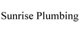 SUNRISE PLUMBING trademark