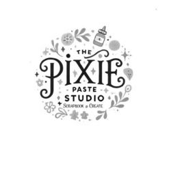 THE PIXIE PASTE STUDIO SCRAPBOOK CREATE trademark